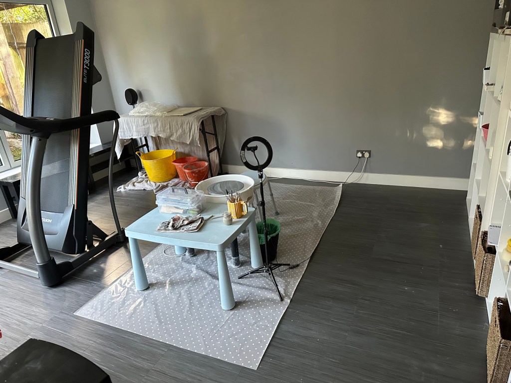 Pottery studio in progress
